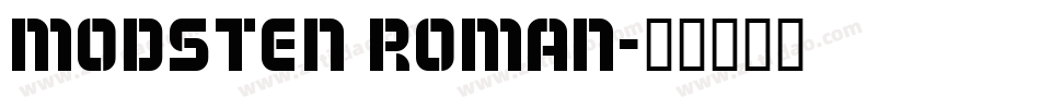 Modsten Roman字体转换